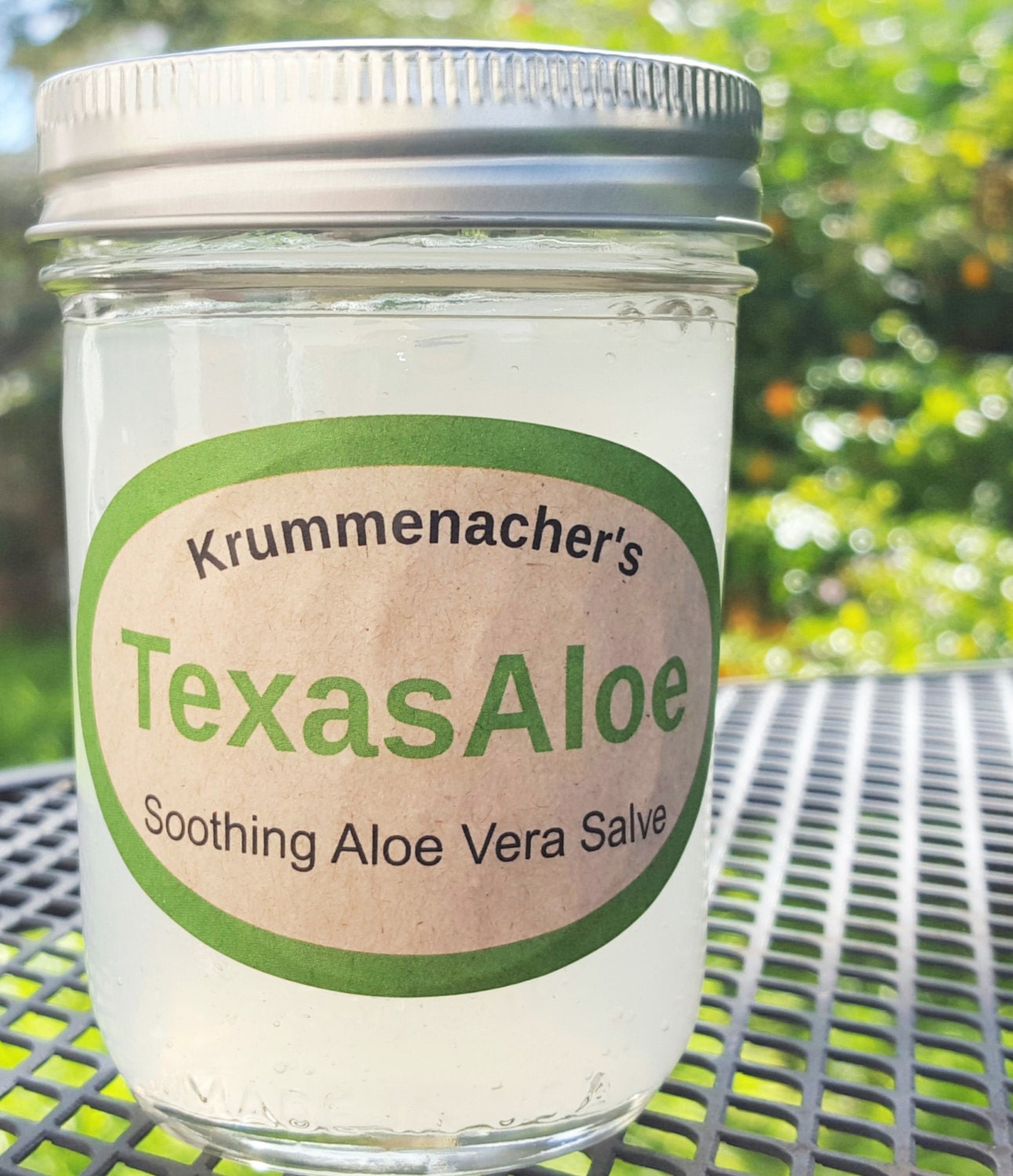 8oz Aloe Vera Gel Natural and Fresh Cold Pressed Whole