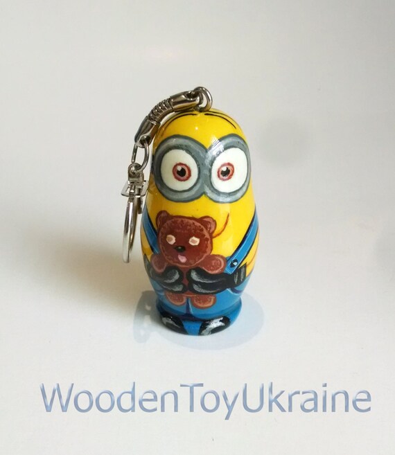 minion soft toy keychain