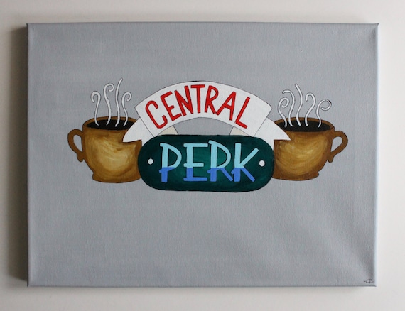 Central Perk Friends Tv Show 90s Tv Art Wall Decor