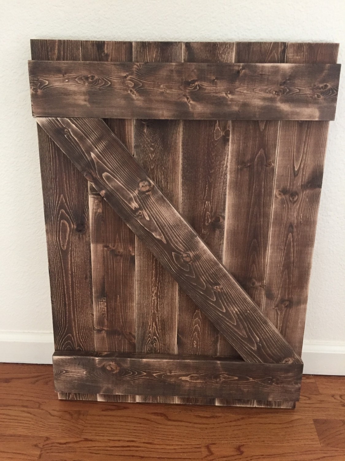 Large Barn Door Shutters Set of 2 Wood Barn Door Shutters