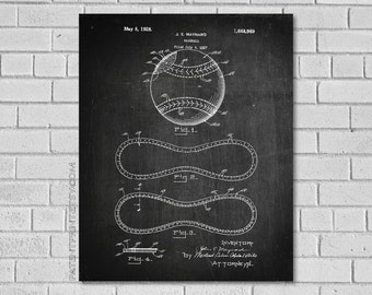 Baseball Patent Print - Baseball Decor - Baseball Wall Art - Baseball Poster - Baseball Decor - Historic Baseball picture - Baseball SB969