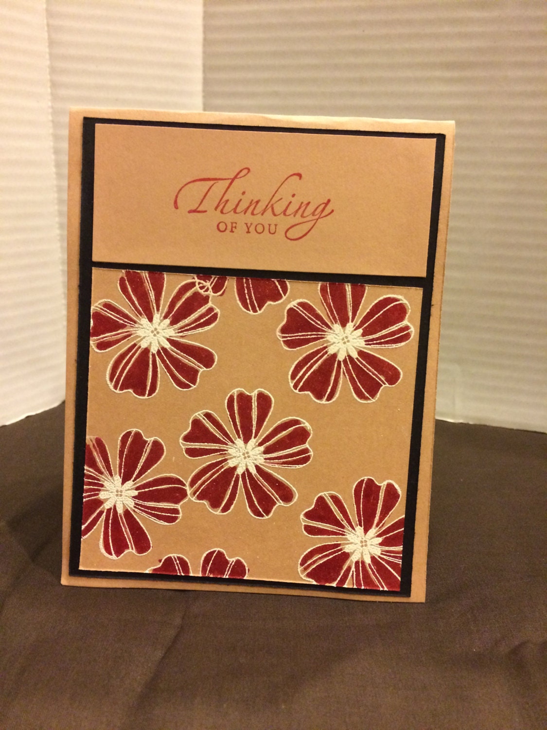 Handmade Card Kit Hand Stamped Card Kit Stamped Card Kit