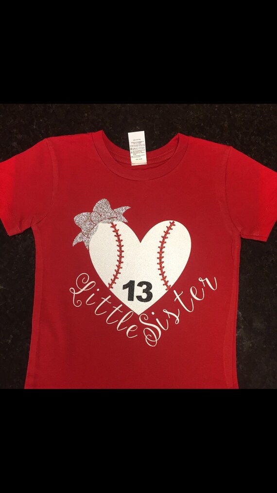 cute baseball shirts for sisters