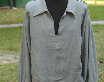 linen pirate shirt