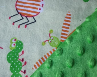 Insect Minky Baby Blanket