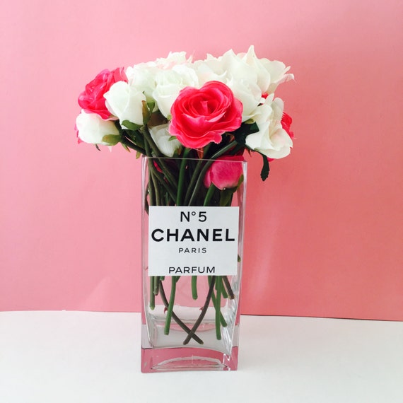 Chanel vases DIY designers by LuxuryDecors on Etsy