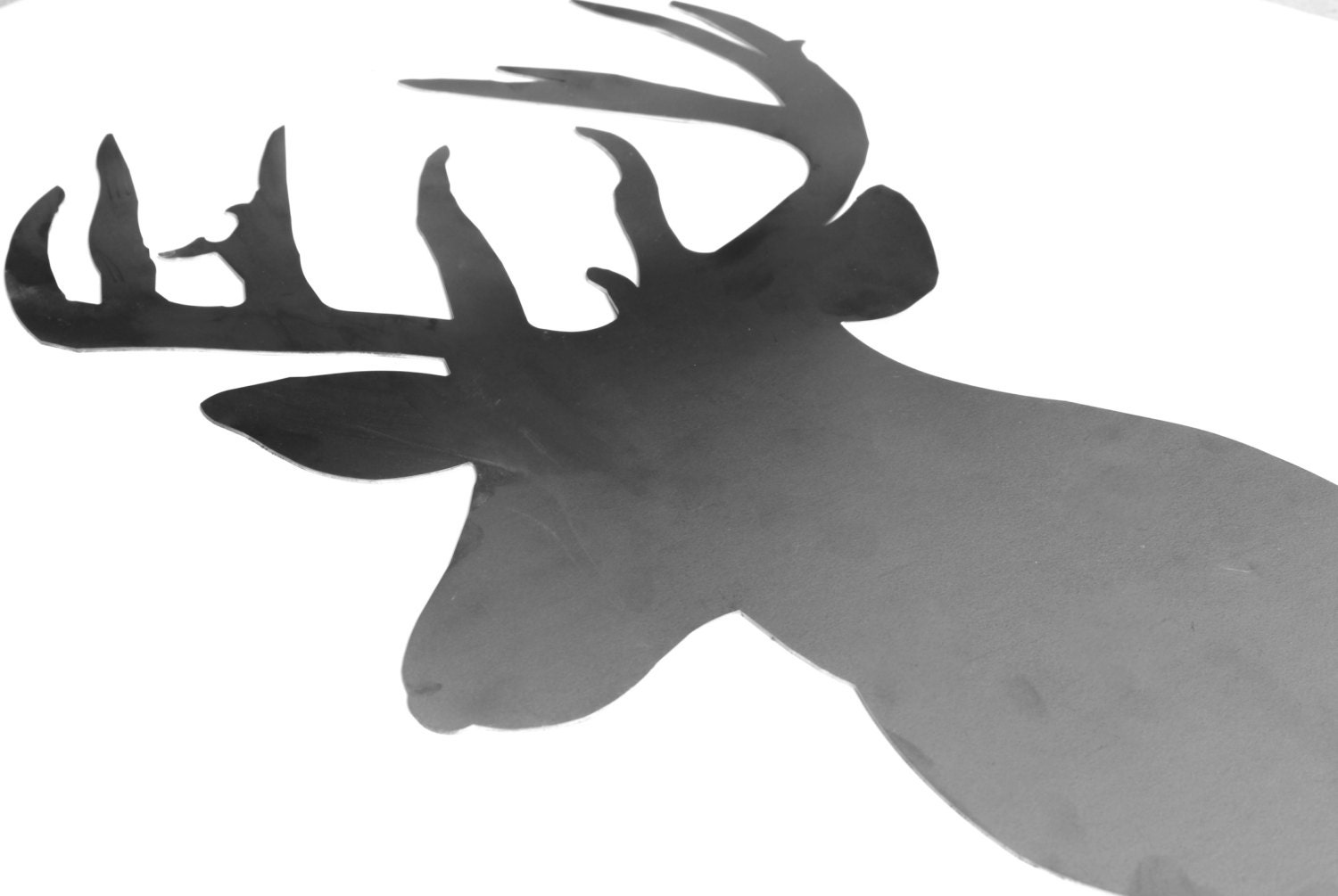 Deer Head Metal Wall Decor