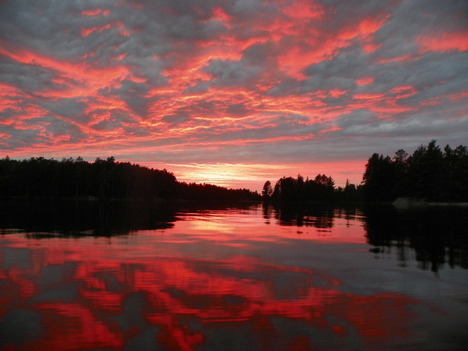 Boundary Waters Sunset Photograph Landscape Photography 