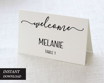 place cards printable