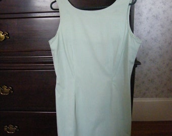 Green Gingham Jones New York Dress Size 10