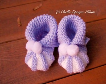 Handmade baby slippers, hand knit baby shoes, wool baby booties, soft wool, crochet baby slippers, baby shower gift, knit baby slippers