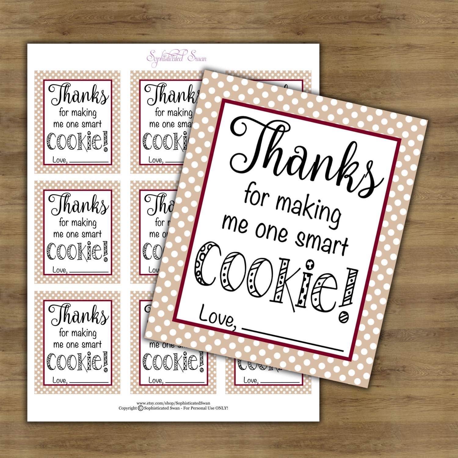 Cookie Teacher Appreciation Printable Printable Word Searches