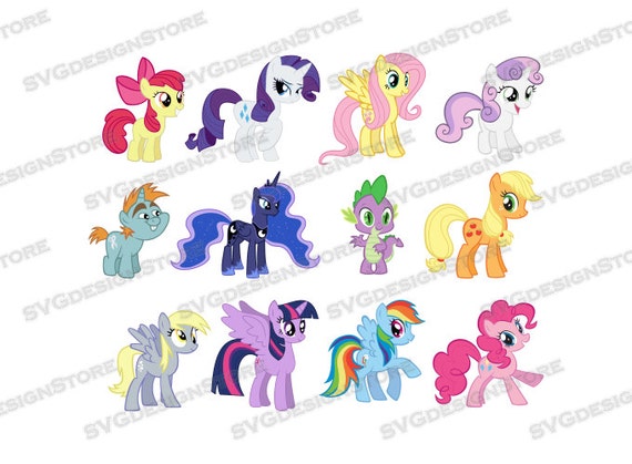 Download My Little Pony SVG 12 pack High Quality Design by ...