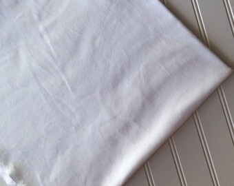 Interlock-Knit-Fabric-By-The-Yard-White-Kaufman-Kids-Baby-Dads-Granddads-Fashion-Apparel -Sewing-DIY-Crafts-Supplies