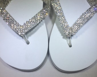 Bridal flip flops | Etsy