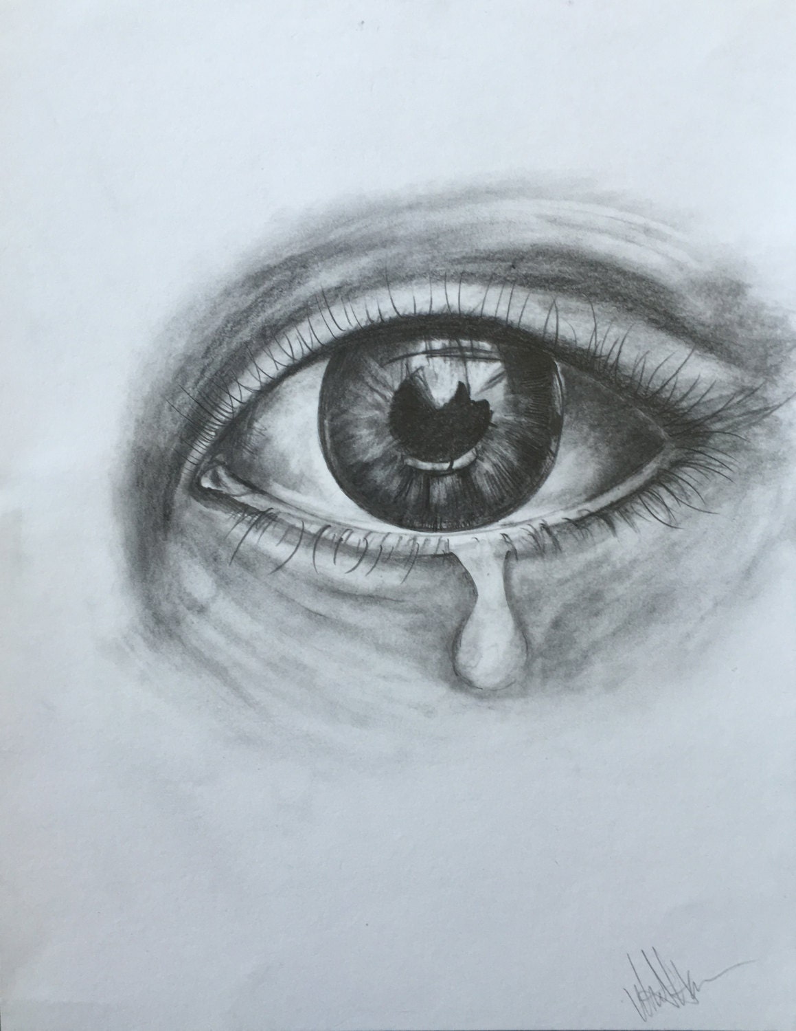 Drawings Of Crying Eyes Eye Pencil Drawing At