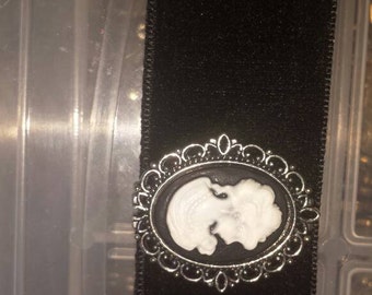 Cameo choker, Cameo Necklace or Cameo Earrings