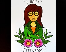 daria i hate everybody shirt