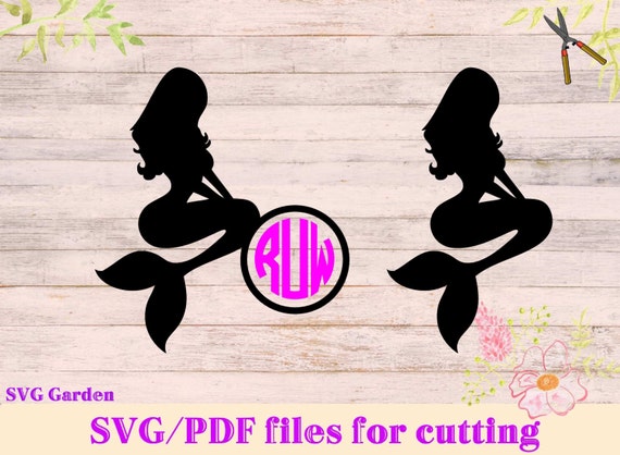 Free Free 302 Monogram Frame Mermaid Monogram Svg SVG PNG EPS DXF File