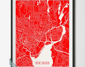 Street map New Haven Connecticut PDF