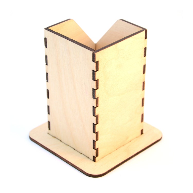Wooden Pencil Holder / Laser Cut Holder / by InspirativeLaser