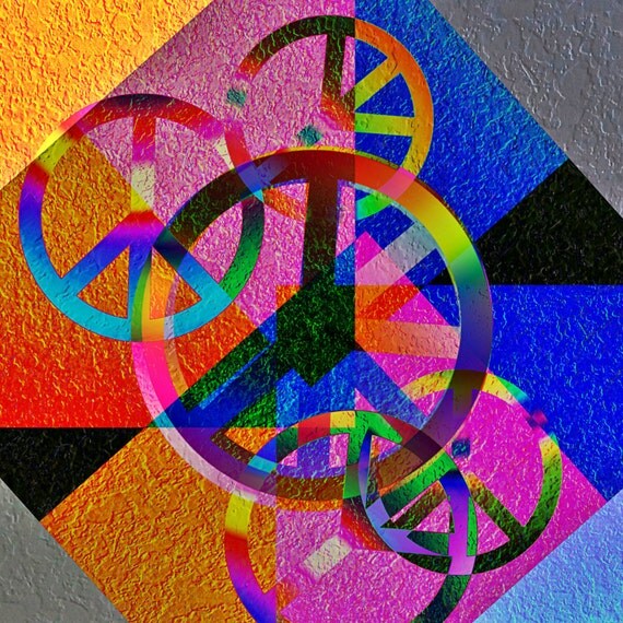 Rainbows Of Peace By Oscarartprints On Etsy