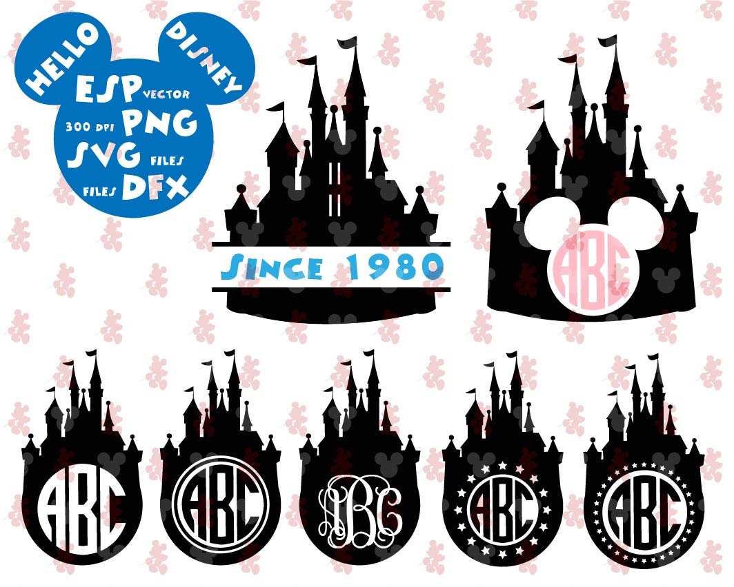 Free Free 138 Disney Castle Monogram Svg Free SVG PNG EPS DXF File