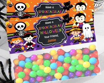 Halloween Treat Bag Toppers, Kids Candy Bag Toppers, Favor Bag Toppers, Halloween Party, Kids Party Toppers, Loot Bag Toppers, Halloween Bag
