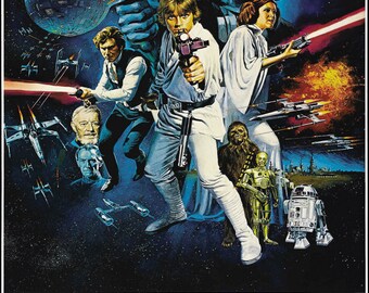 Star Wars Vintage Movie Poster