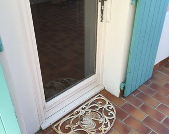 Vintage french door metal Exterior Carpet