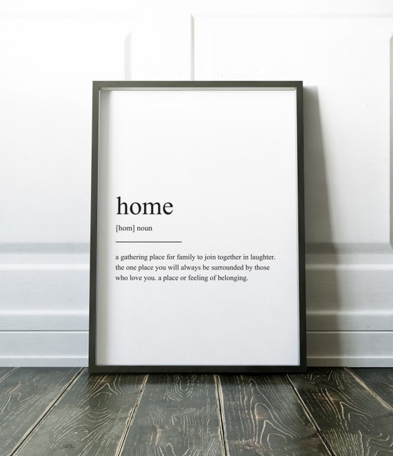 Home Definition  Print Wall  Art Prints Quote Print Wall 