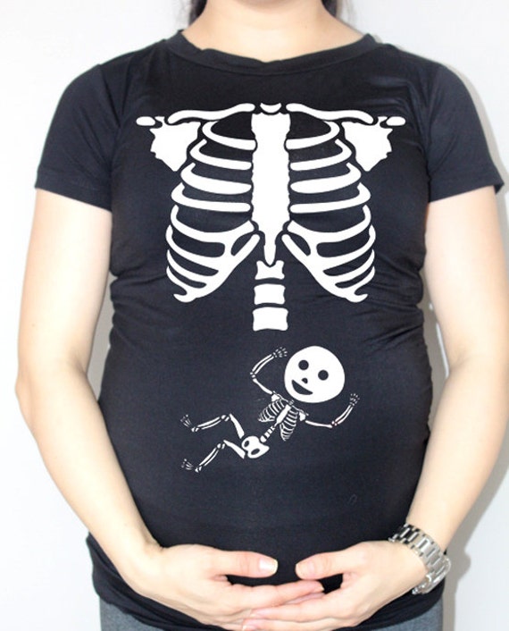 Skeleton Baby Maternity Blank Tee shirts Made out of Bamboo
