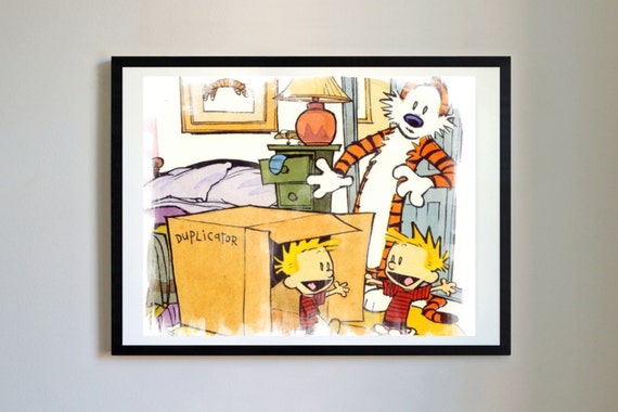 Calvin and Hobbes 14 Duplicator Nursery Art Print Decor