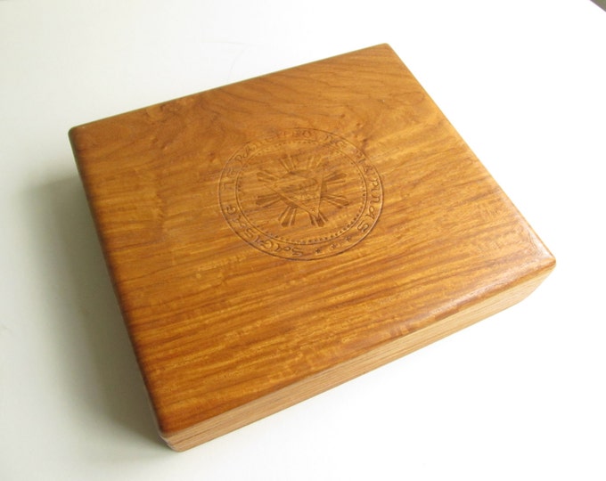 Wooden Tabacalera Cigar box humidor, business card case, desktop tidy, jewelry box, trinket box, gift wrapping tobacciana, tobacconalia