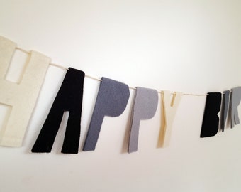Happy Birthday Letter Garland