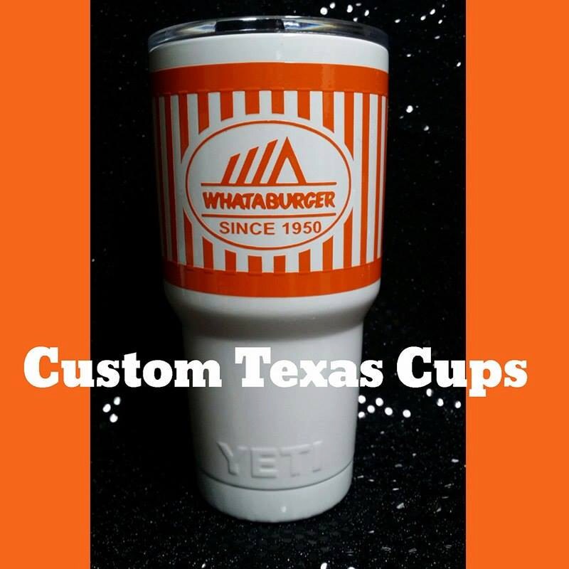 30oz Whataburger theme RTIC cup