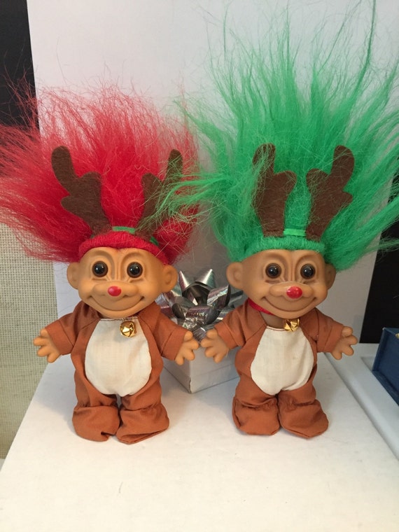 reindeer troll doll