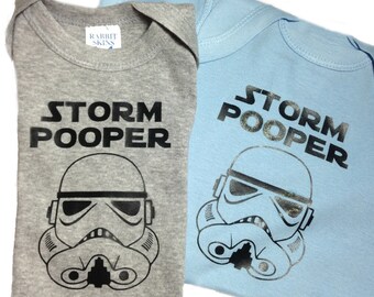 Storm Pooper onesie / creeper- black design