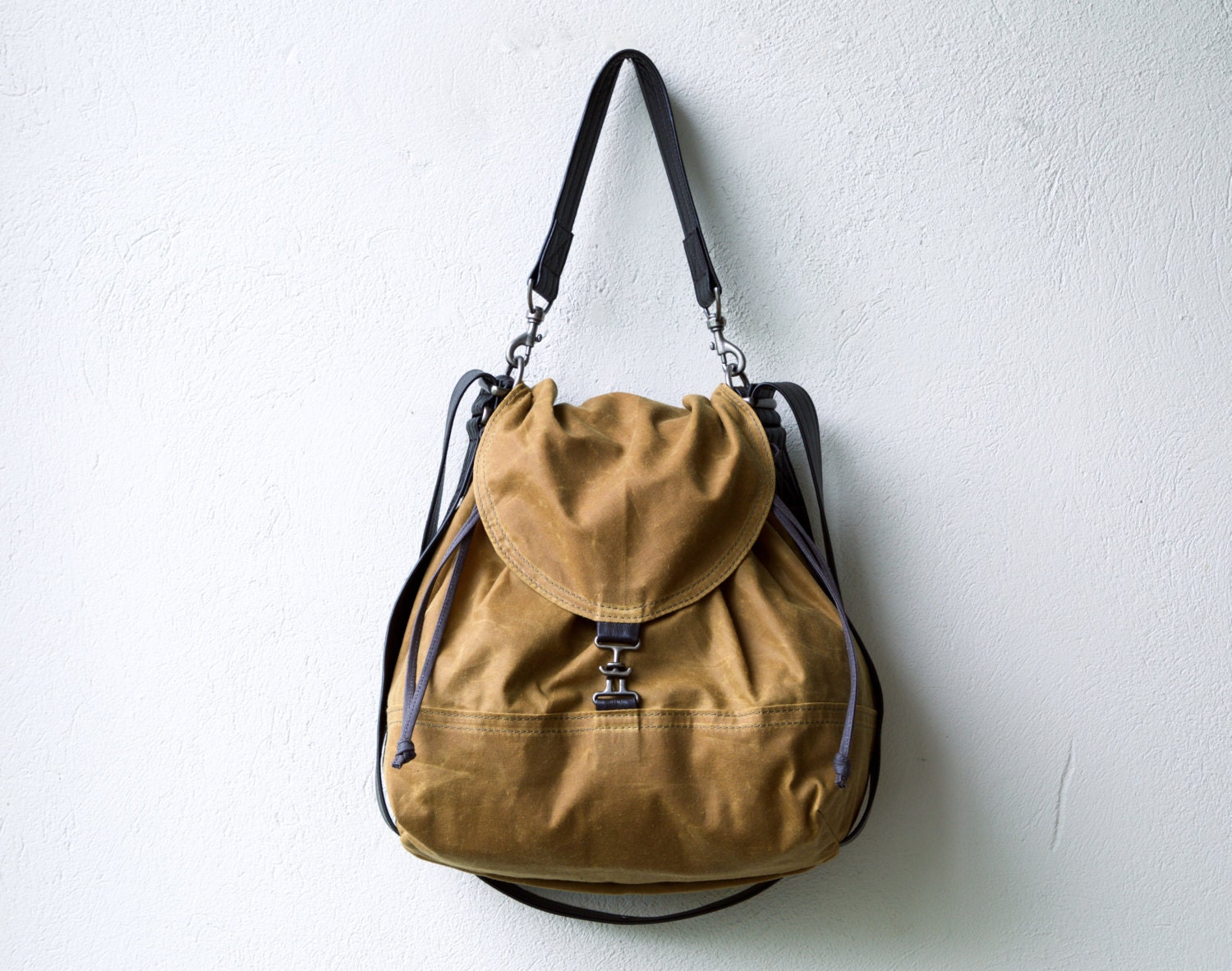 waxed canvas backpack 1904 PACK large convertible