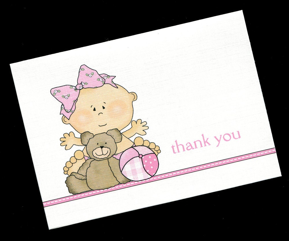 baby-shower-thank-you-cards-baby-girl-baby-girl-with-teddy