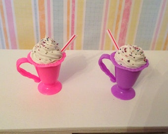18" Doll Ice Cream Sundae - 18 inch doll food, 1:3 scale