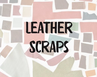 Leather Scraps by the Pound, assorted genuine top grain full grain upholstery leather scraps, leather remnants