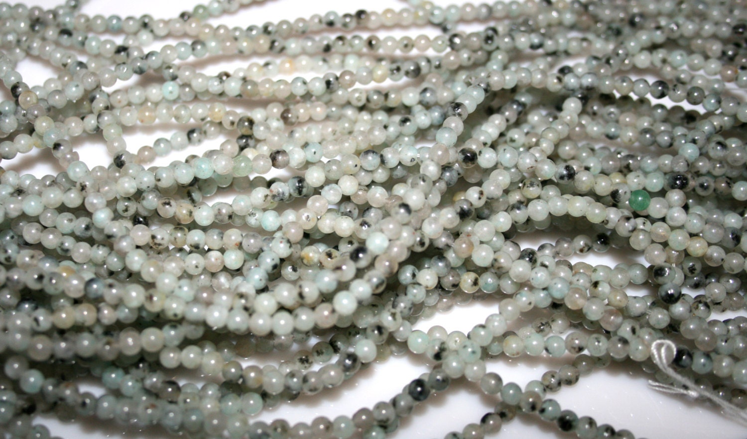 Sesame Jasper gemstone 4mm 16" 95100 beads from sherrysdesigns on Etsy