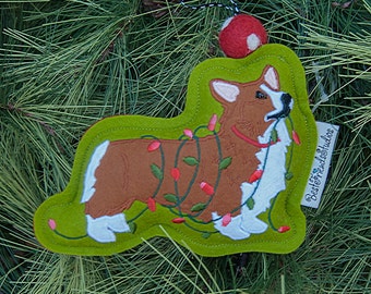 Border Collie Christmas Ornament Ready for by BestFriendsStudios