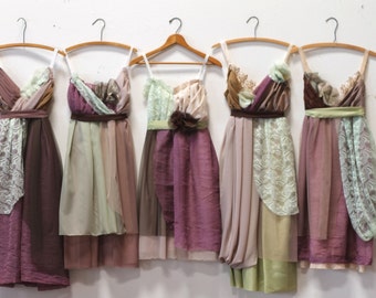 Custom Bridesmaids Dresses in Fall Colors