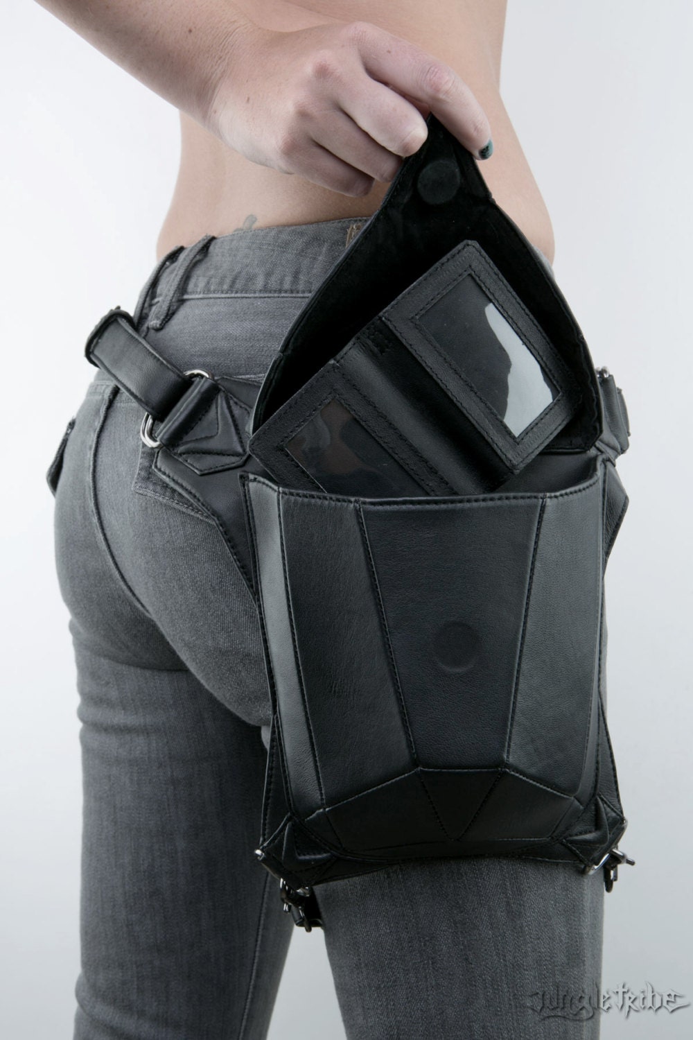 leather hip holster bag