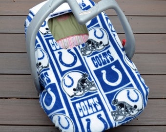 Colts Baby Car Seat Cover, Indianapolis, Baby Gift, Football, Indiana - not a registered product of the National Football League (NFL)
