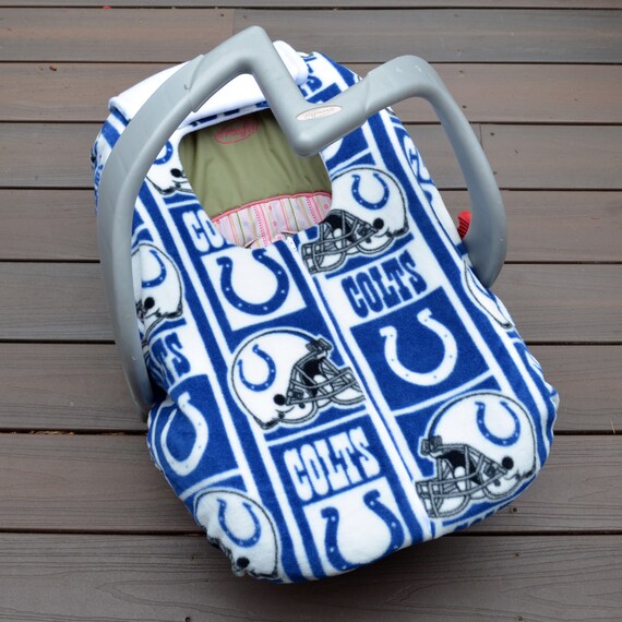 Colts Baby Car Seat Cover Indianapolis Gift By Sophiemarie Colts Baby Car Seat Cover Indianapolis Gift Football Indiana Not