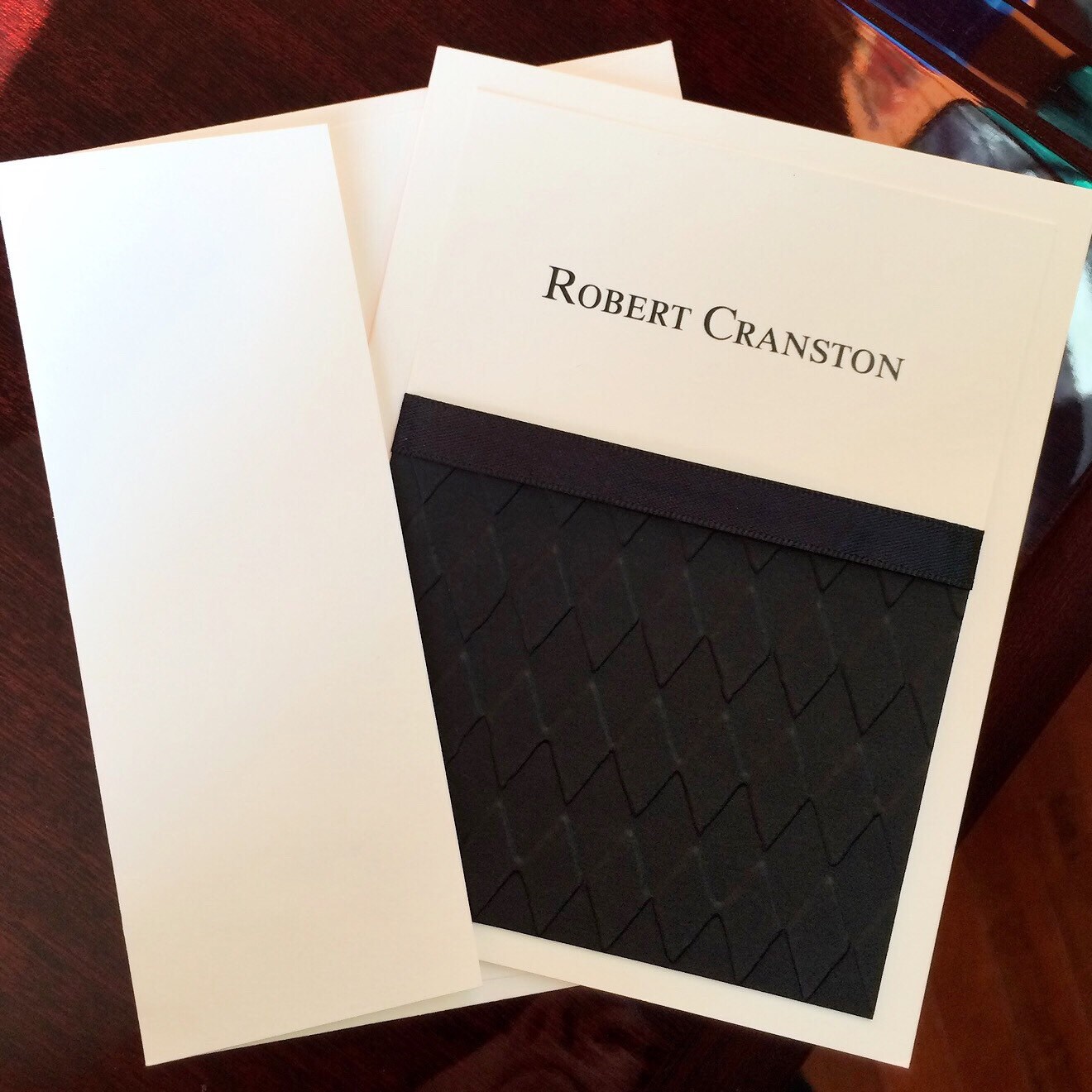 Men's Stationery Custom Note Cards for Men Personalized Masculine