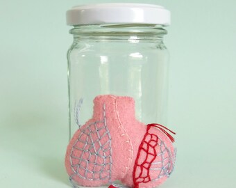 Pituitary Gland in a Jar Anatomical Curio Brain Anatomy Display